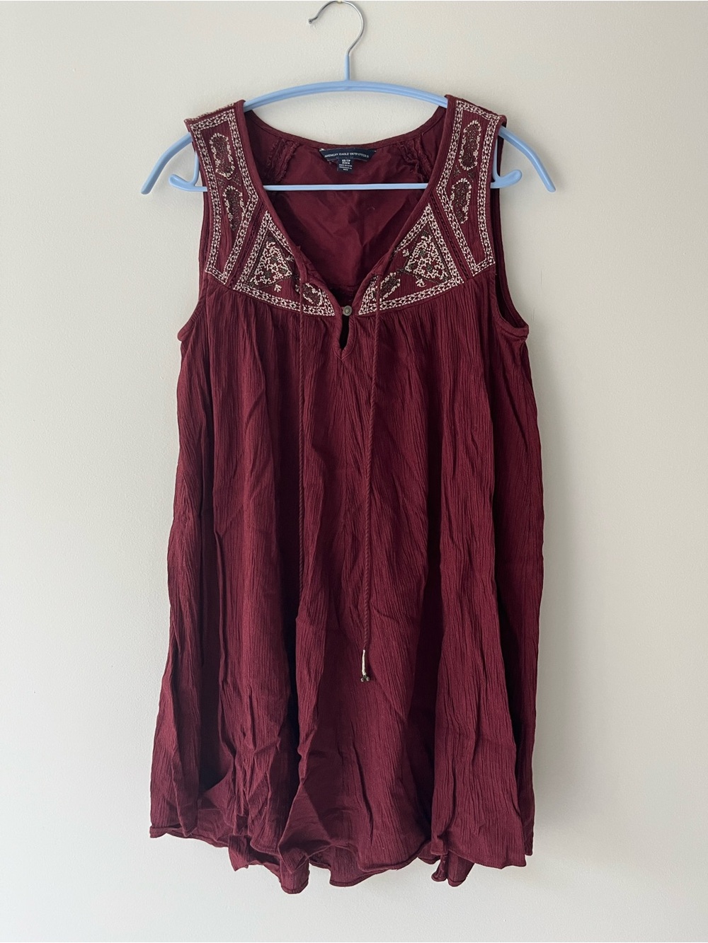 Maroon Boho Dress